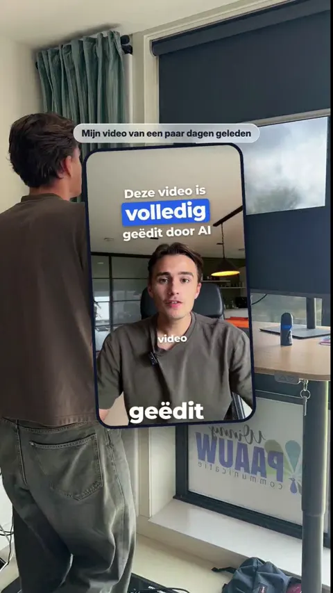 Still uit een reel die volledig door de assistent is gemonteerd